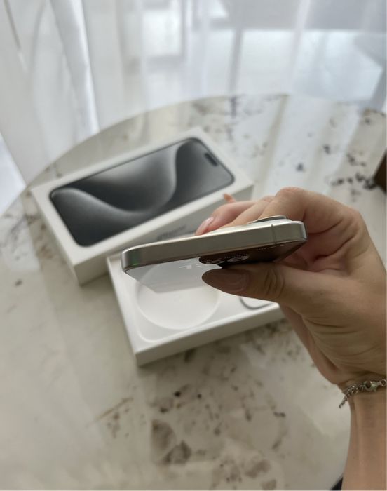 iPhone 15 Pro Max 256GB Titanium White 92%
