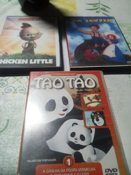 3 videos dvs,para criança