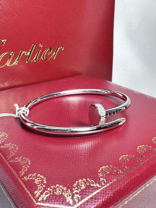 Золотой браслет гвоздь в стиле Cartier JUSTE UN CLOU