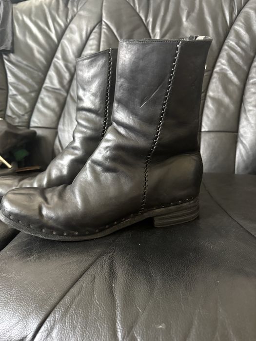 RICK OWENS Incarnation Horse Leather Boots