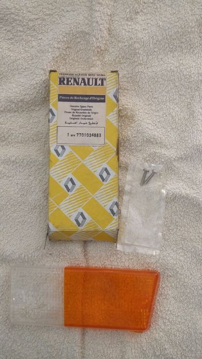 Vidro de pisca dianteiro esq Renault 5
