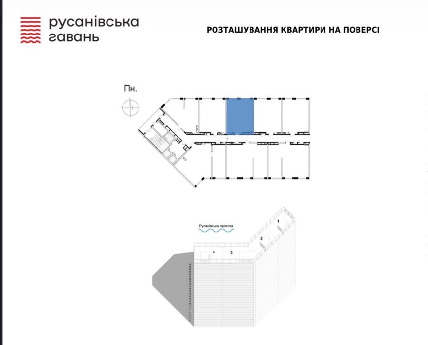 Продаж 1 кімн квартири в жк Русанівська Гавань