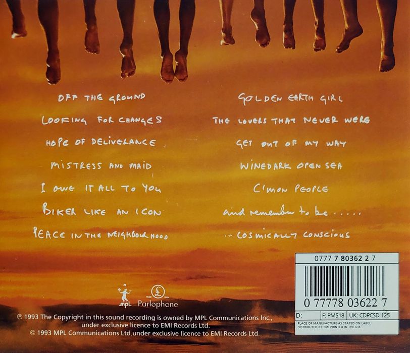 CD Paul McCARTNEY - Off the Ground
