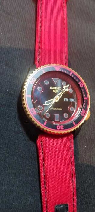 Relógio Seiko automático. Preço fixo. Street Fighter Ken. Limited edition