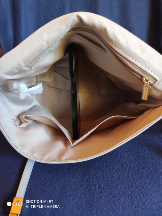 Torebka damska beżowa