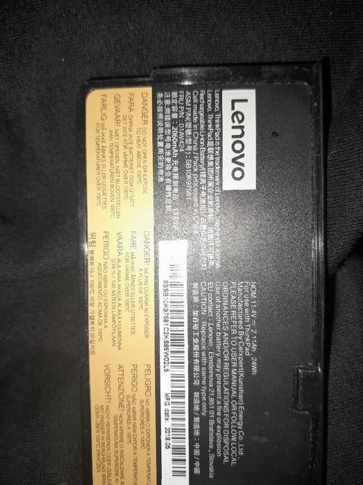 Vendo bateria lenovo 61 original