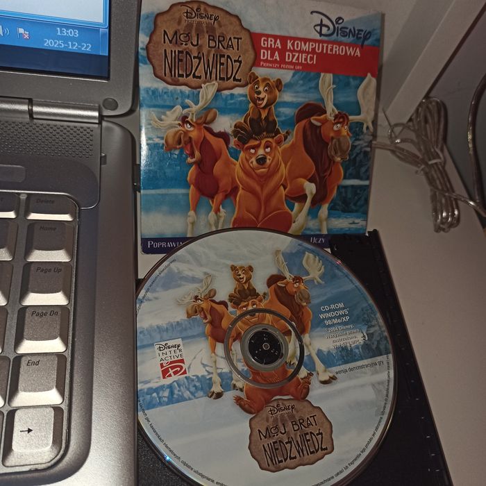 Gra PC Mój brat niedźwiedź Disney
