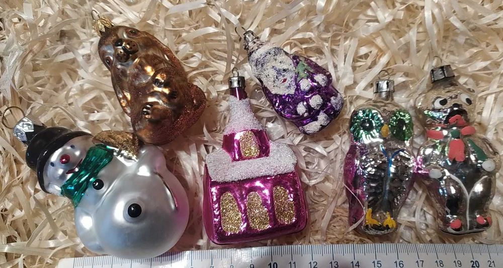 Bombki, ozdoby choinkowe PRL