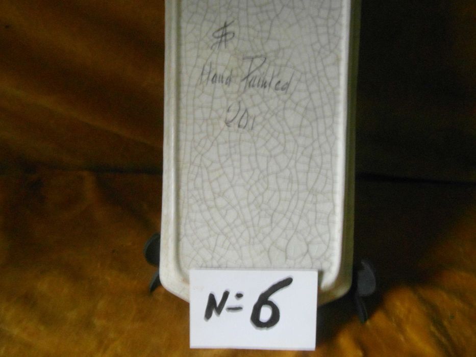 Jarra, prato pintado a mão , Garrafa vazia