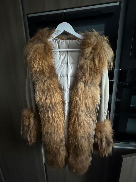 Парка з натуральним хутром