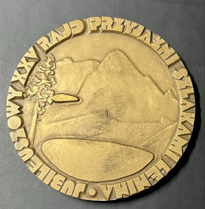 Medal: Jubileuszowy XXV Rajd Przyjaźni Szlakami Lenina. Mennica Polska