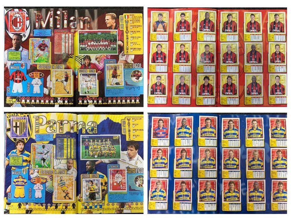 Merlin Calcio 1998/1999 Полная коллекция.panini