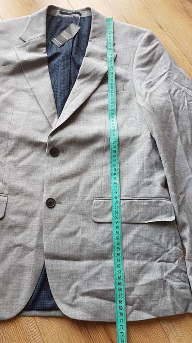 Bruun & Stengade Marynarka slim fit Mons  męska 97% wełna Copenhhaga