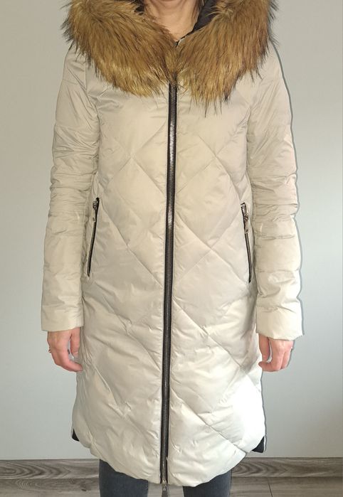 Płaszcz damski ocieplany