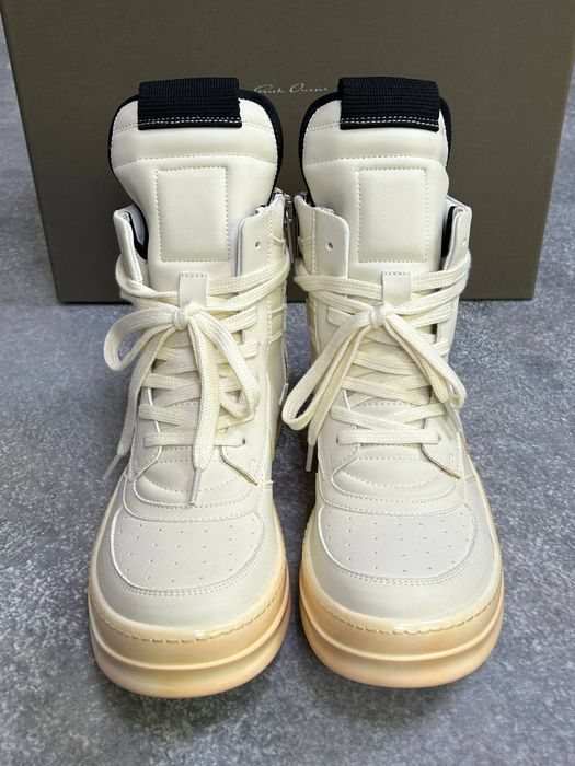 Rick owens jambo dunk 2008 white білі кросівки кроссовки кеди 44 43 42 41