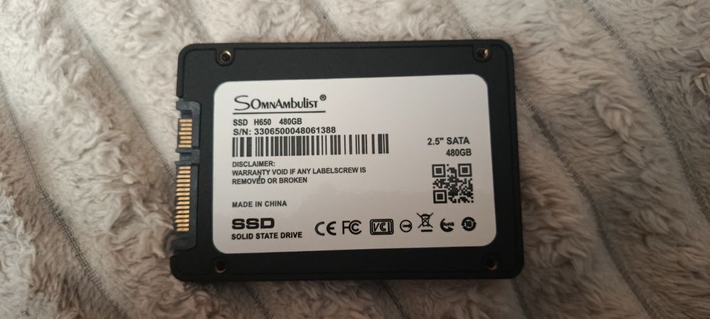 SSD 480 gb sata 3: 1 200 грн. - Внешние накопители Казатин на Olx