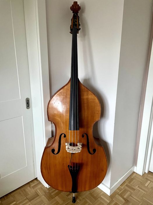 Kontrabas Muzima niemiecki 3/4 drewniany