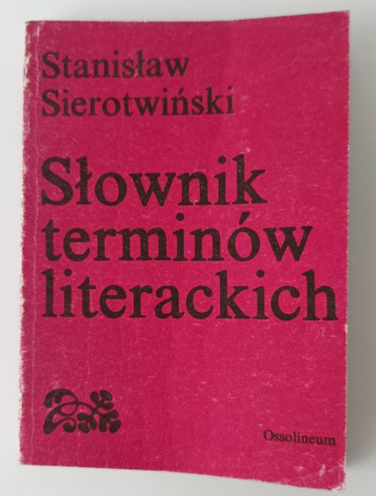 Słownik terminów literackich