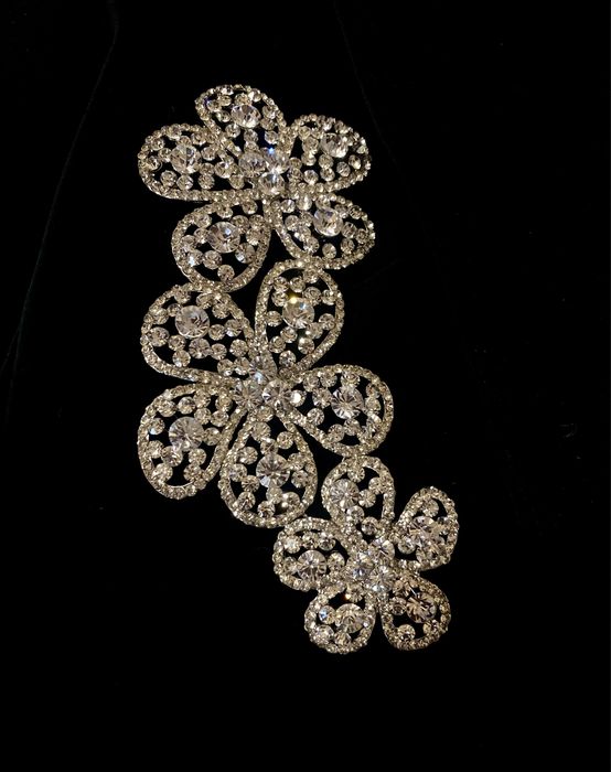 Брошь с кристалами 16см