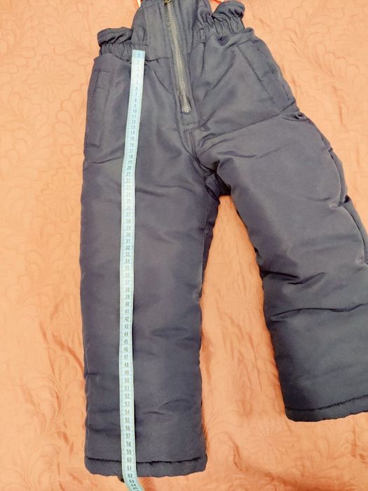 Детский очень теплый комбинезон, 92 см, б/у