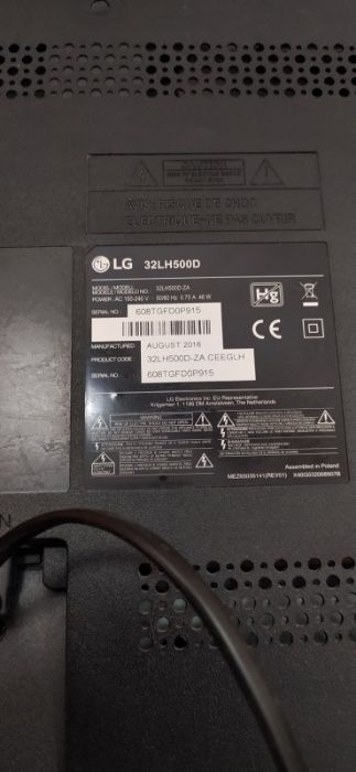 Продам телевізор LED LG 32LH500D