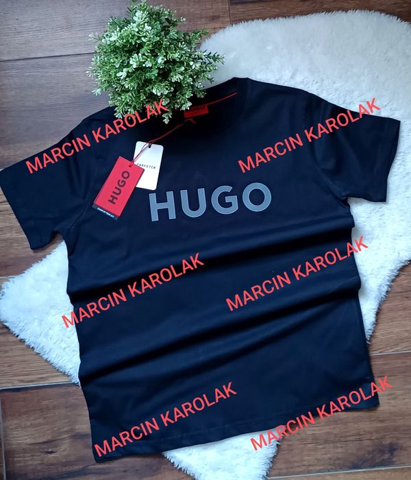 Koszulka męska Hugo Boss czarna M do 3XL pobranie 24H