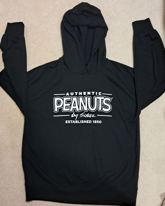 Кофта з принтом «PEANUTS» та «Established 1950».