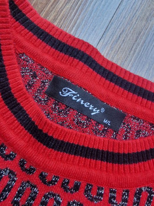 Finery Sweter Czerwony