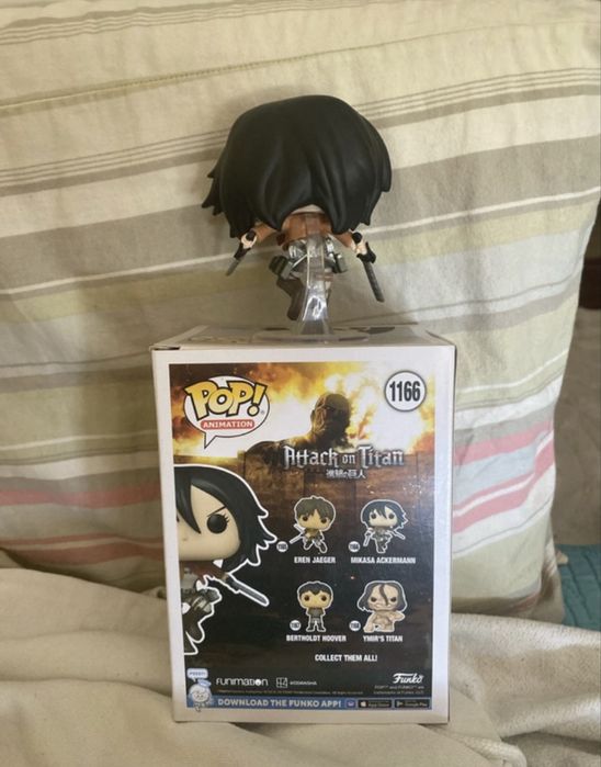 Funko Pop! Mikasa Ackerman (Attack on Titan) Com Caixa