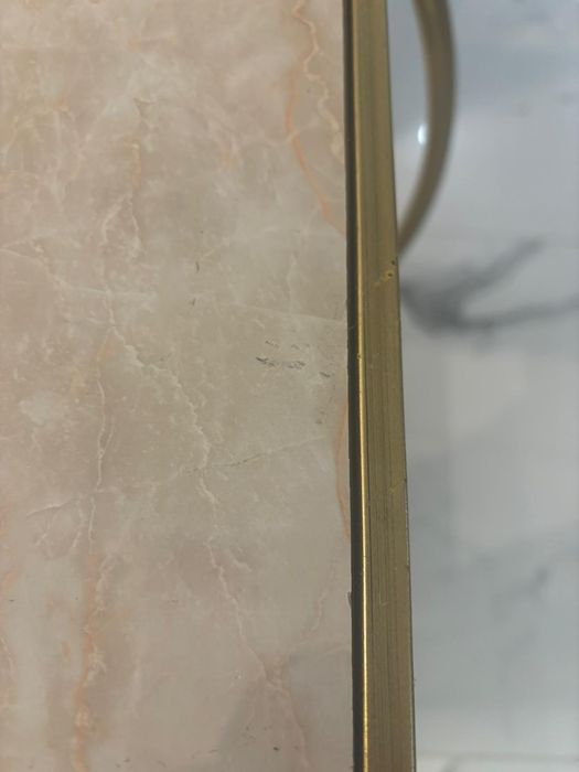 Stolik - barek na kółkach "Hamptons" 89x95x46 cm