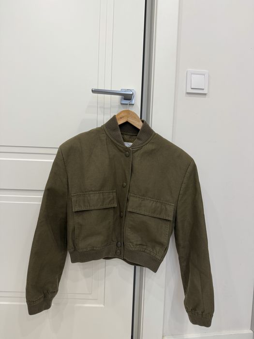 Бомбер zara куртка