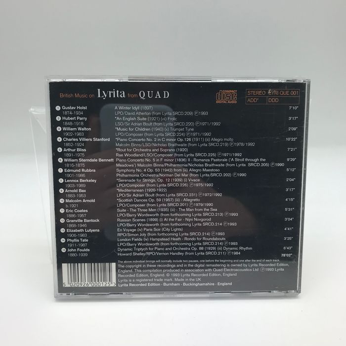 cd - various - british music on lyrita from quad