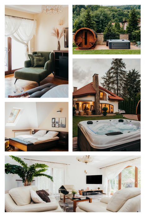 dom w górach willa balia JACUZZI SAUNA 17 osób grill ferie 2026 dzieci