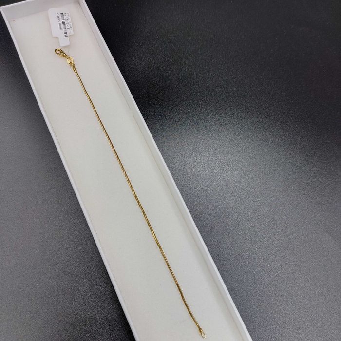 Złota bransoletka typu żmijka 585 GOLD MONEY