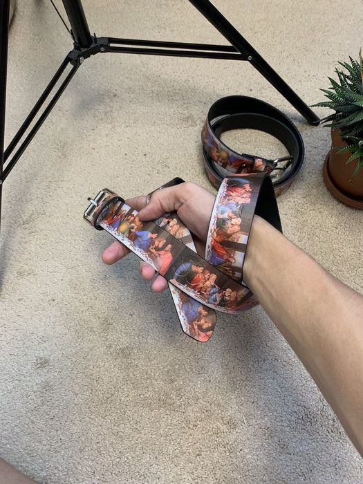 SUPREME Belt Суприм ремень тайная вечеря