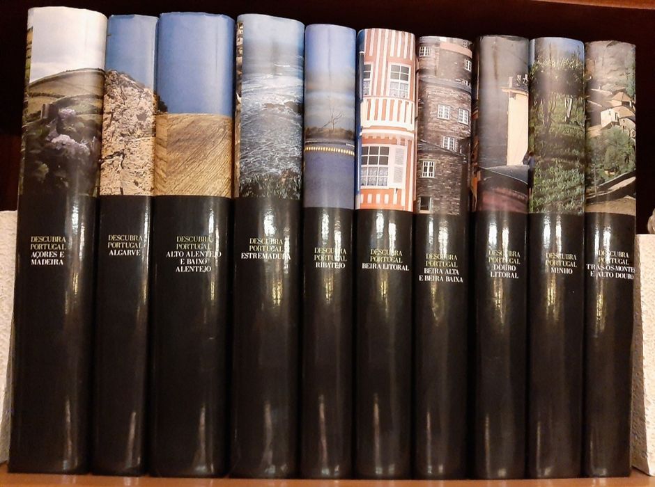Coleção de 10 Volumes "Descubra Portugal" Nova