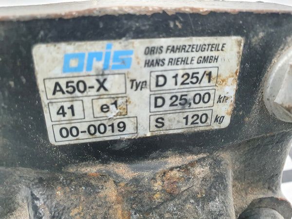 Engate de Bola de reboque Oris A50-X D 125/1 | Reboques