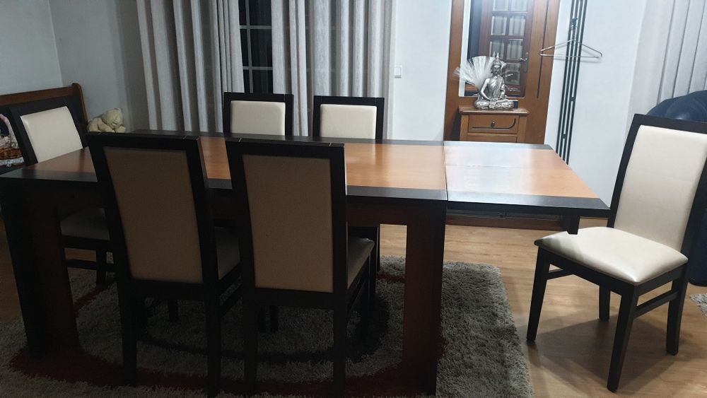Vendo mesa e cadeiras