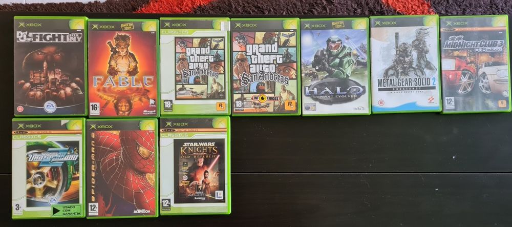 Conjunto de 10 Jogos Xbox / 2 Xbox 360 / 3 Xbox One