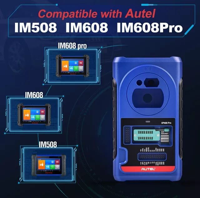 Leitor programação Chaves Autel XP400 PRO para IM508/608/608P SELADO