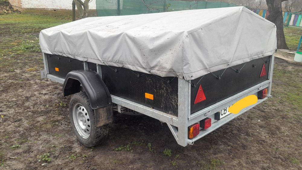 Причіп оцинкований одновісний Палич Z02615