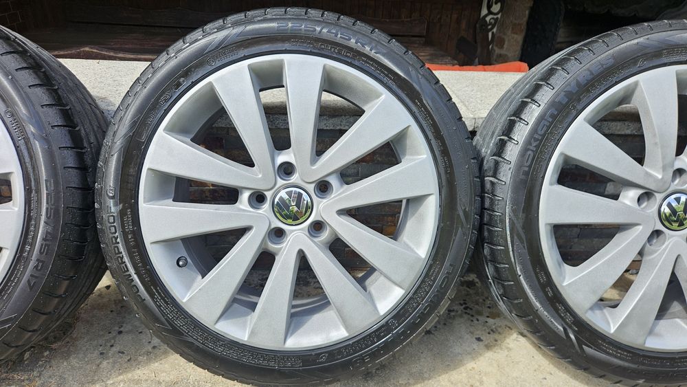 Koła Alufelgi Ronal VW Golf GTD GTi RS 5x112  225/45R17 Oryginalne Nokia