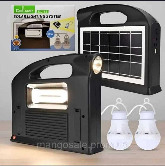 ПОТУЖНА! Зарядна станція з сонячною панеллю та Power Bank — Є світло