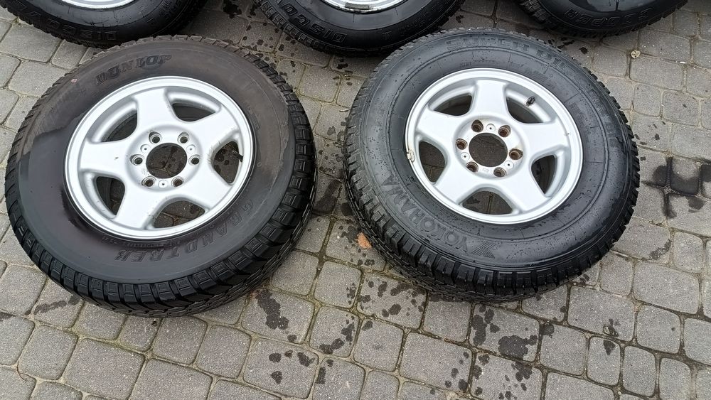 Alufelgi z oponami Cooper Discover M+S 225/75/16 monterey trooper 6szt