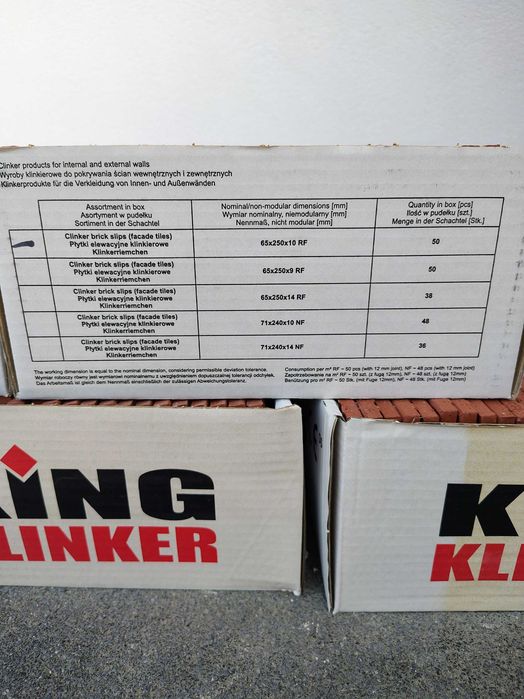 Płytki elewacyjne klinkierowe King Klinker RUBY RED 01