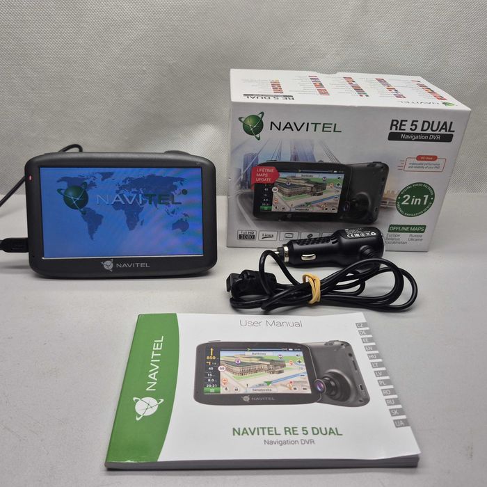 Navitel RE 5 Dual 2w1 nawigacja i rejestrator mapy Europa gwarancja; Komis Jasło Igielna