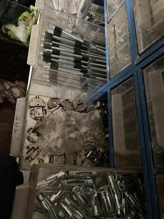 Caixas SUC, metalicas,  gavetas acrilico