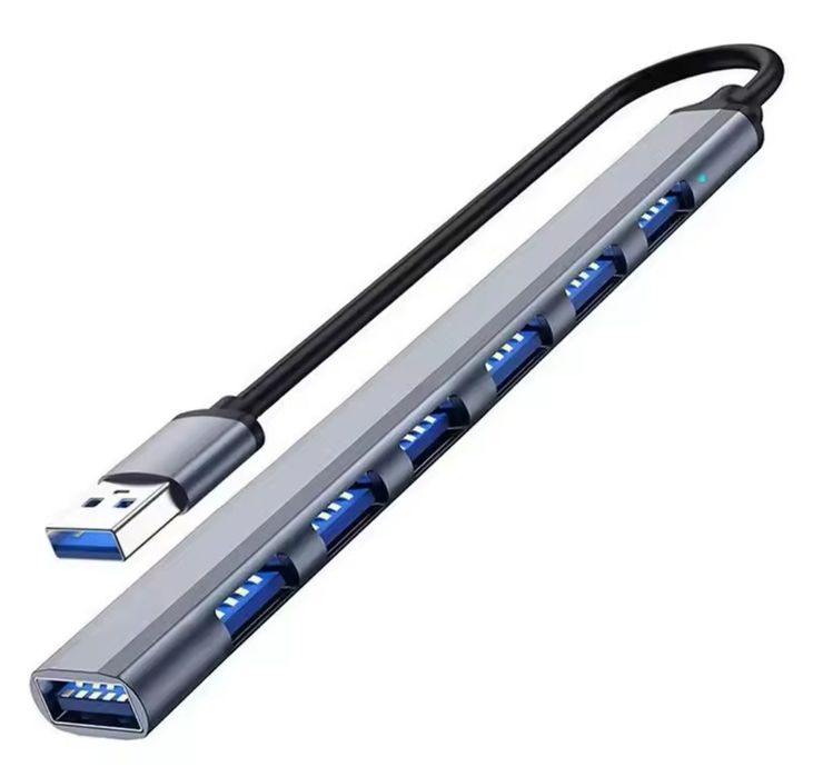 USB Хаб на 7 портов USB 3.0 / Юсб разветвитель (Алюминиевый)