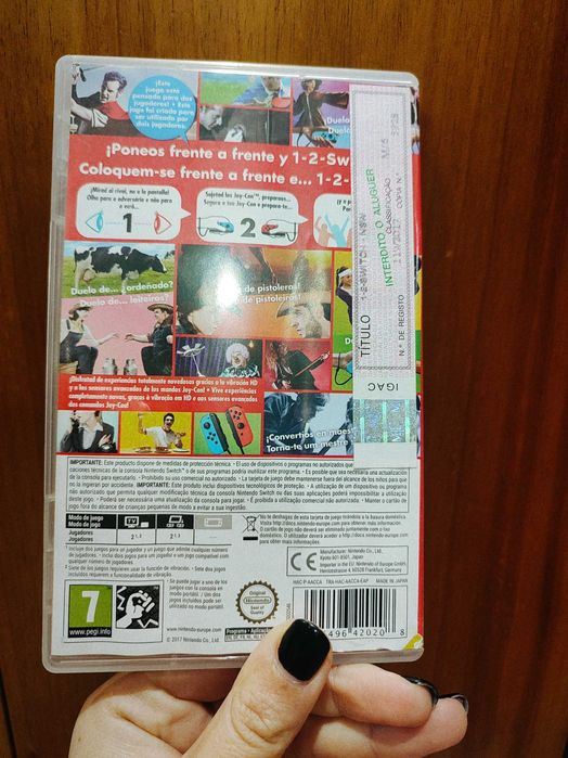 Jogo 1 2 switch para nintendo