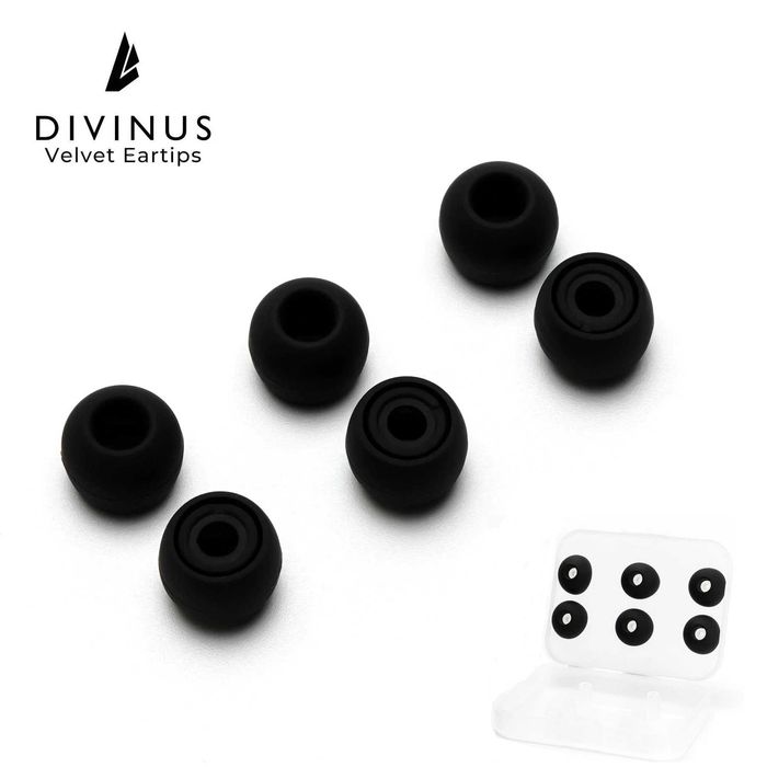 ‼️ ELOIT Divinus Velvet - сменные амбушюры, беруши, насадки для наушников (S/MS/M/ML/X)